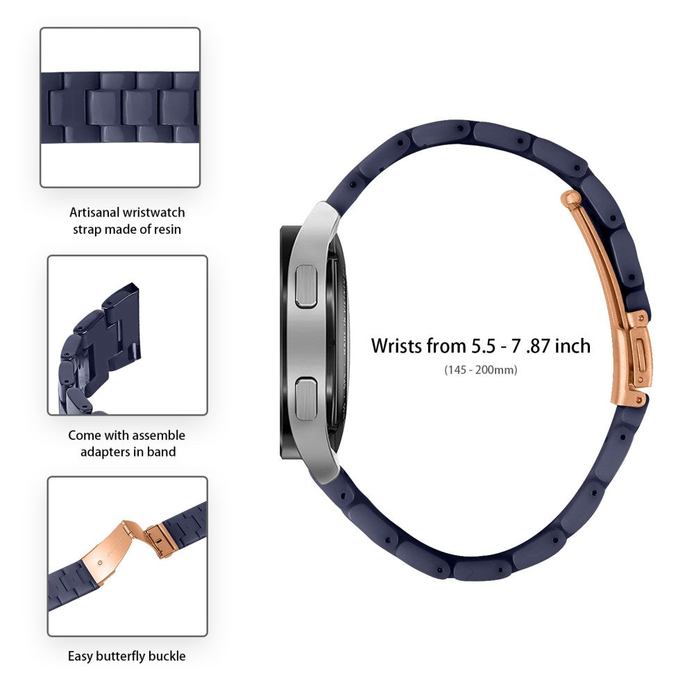 Stilren Silikone Universal Rem passer til Huawei Smartwatch - Blå#serie_17