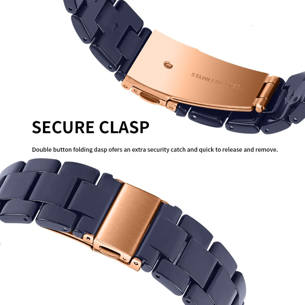 Stilren Silikone Universal Rem passer til Huawei Smartwatch - Blå#serie_17