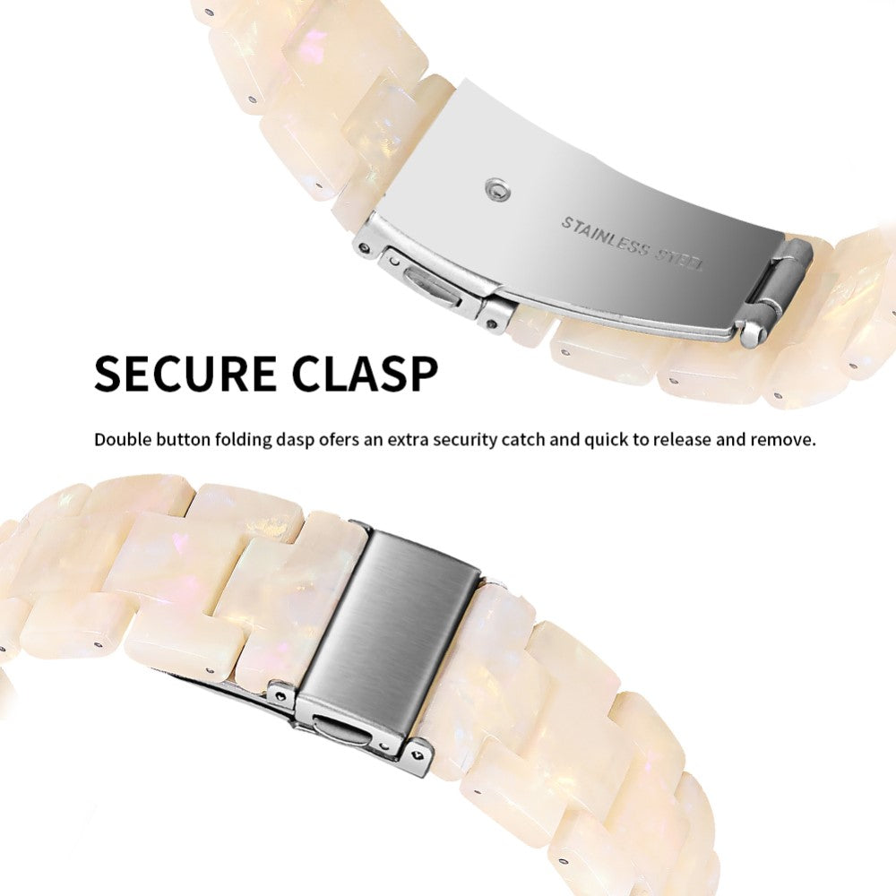Stilren Silikone Universal Rem passer til Huawei Smartwatch - Hvid#serie_21