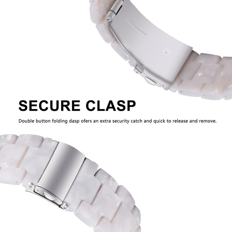 Stilren Silikone Universal Rem passer til Huawei Smartwatch - Hvid#serie_22