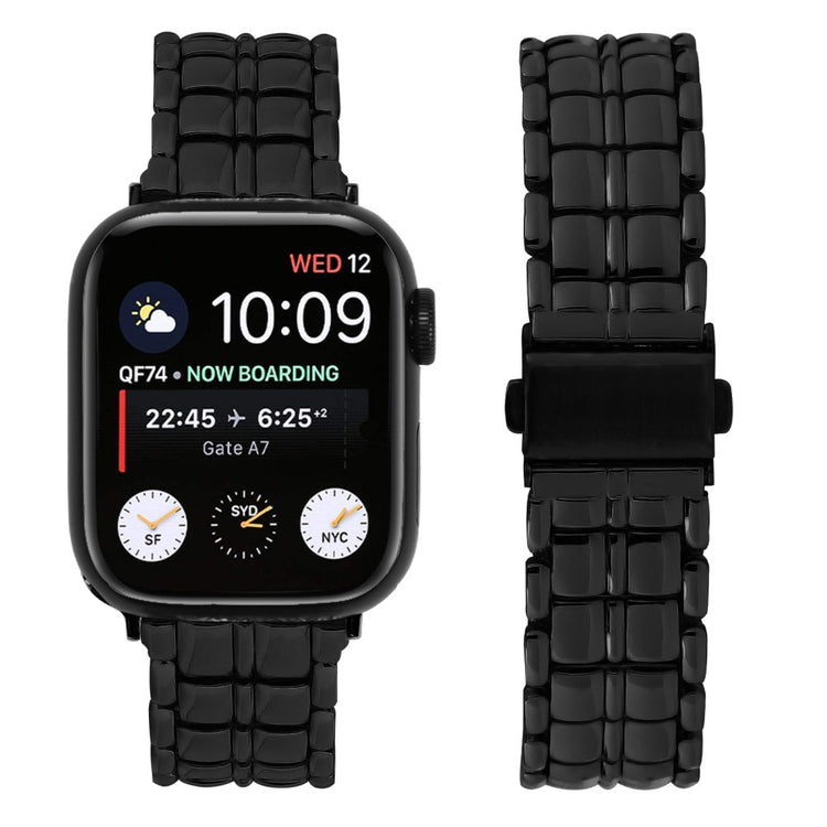 Vildt Hårdfør Metal Universal Rem passer til Apple Smartwatch - Sort#serie_1