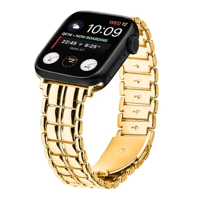 Vildt Hårdfør Metal Universal Rem passer til Apple Smartwatch - Guld#serie_2