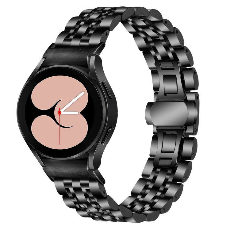 Meget Fint Metal Universal Rem passer til Samsung Smartwatch - Sort#serie_179