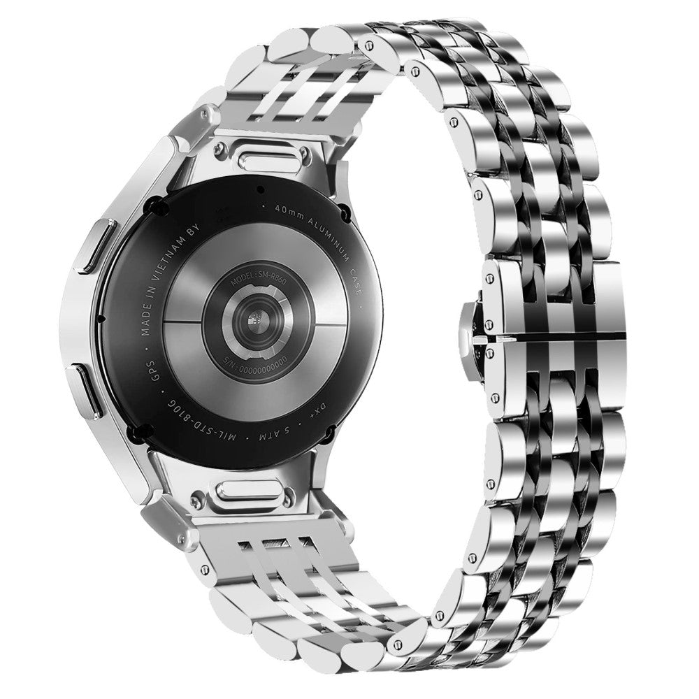 Rigtigt Pænt Metal Universal Rem passer til Samsung Smartwatch - Sølv#serie_1