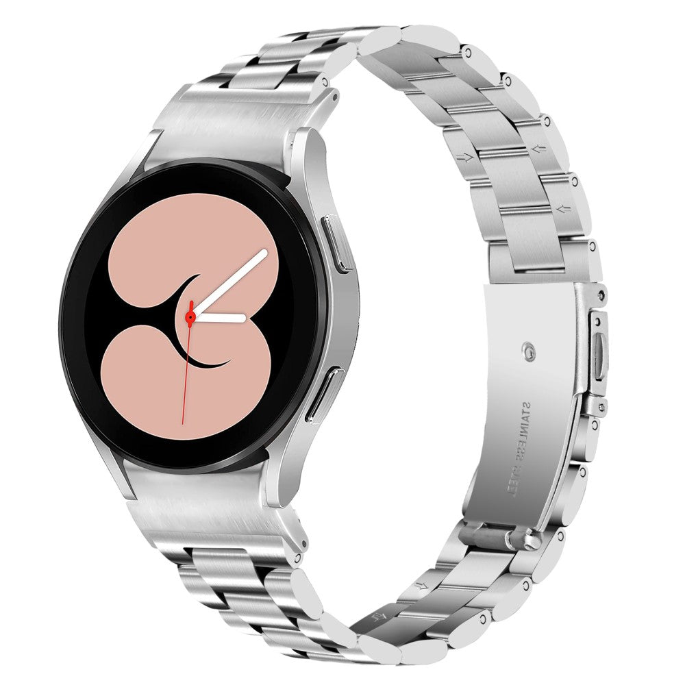 Rigtigt Rart Metal Universal Rem passer til Samsung Smartwatch - Sølv#serie_089