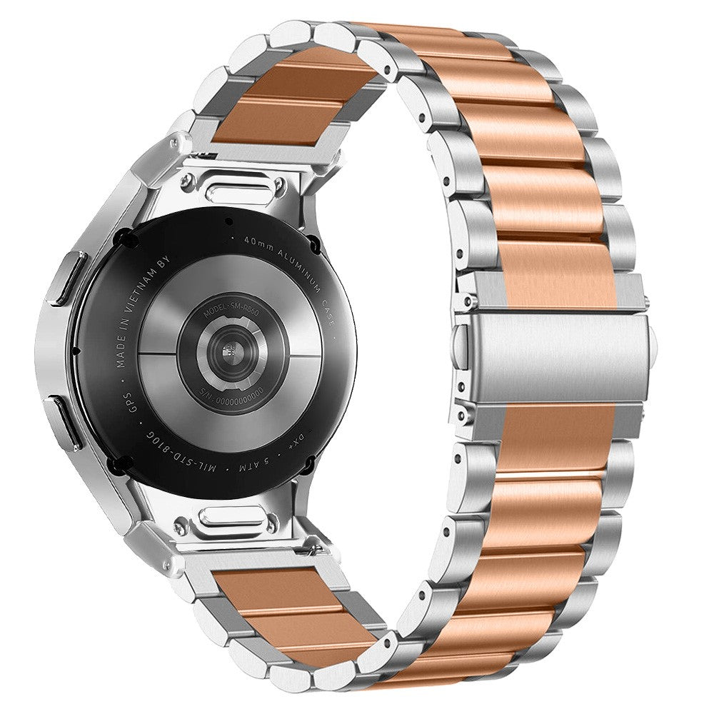 Helt Vildt Holdbart Metal Universal Rem passer til Samsung Smartwatch - Pink#serie_1