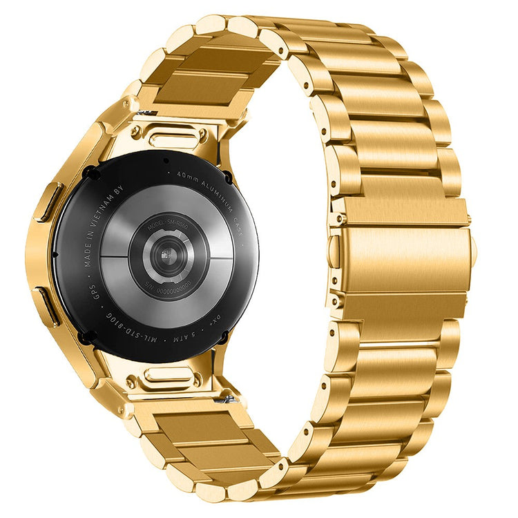 Helt Vildt Holdbart Metal Universal Rem passer til Samsung Smartwatch - Guld#serie_4