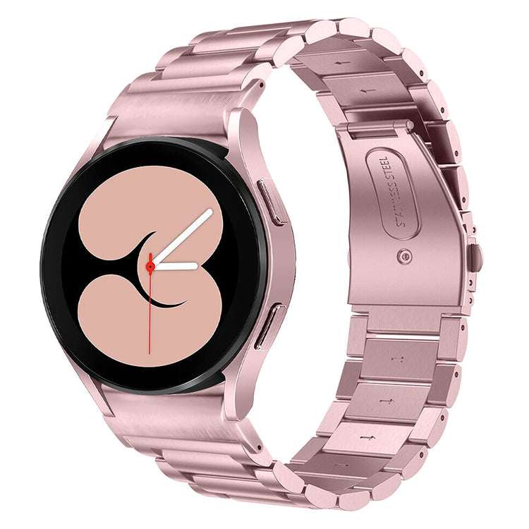Helt Vildt Holdbart Metal Universal Rem passer til Samsung Smartwatch - Pink#serie_5