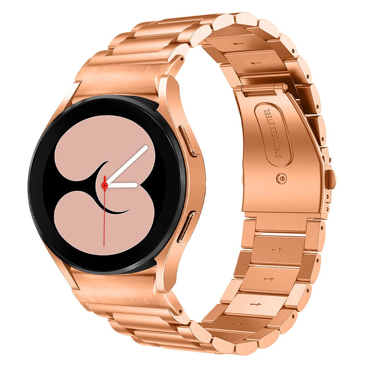 Helt Vildt Holdbart Metal Universal Rem passer til Samsung Smartwatch - Pink#serie_6