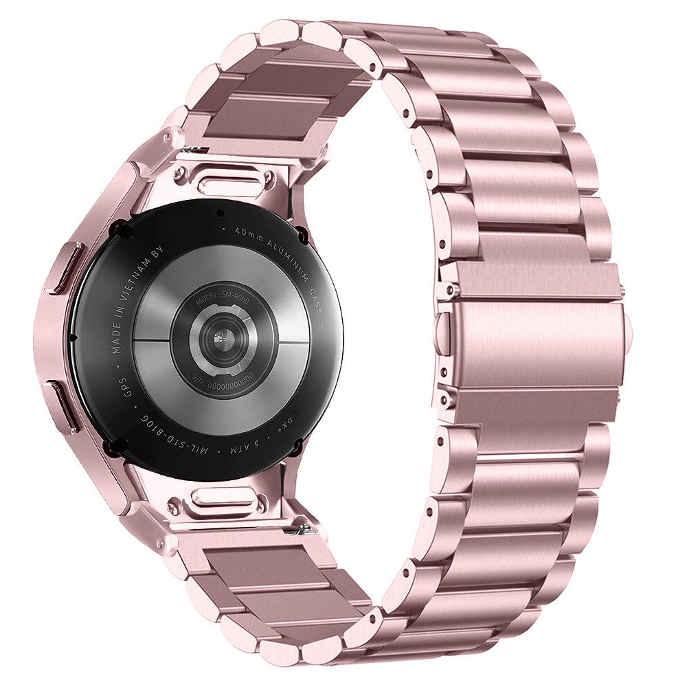 Super Godt Metal Universal Rem passer til Samsung Smartwatch - Pink#serie_5