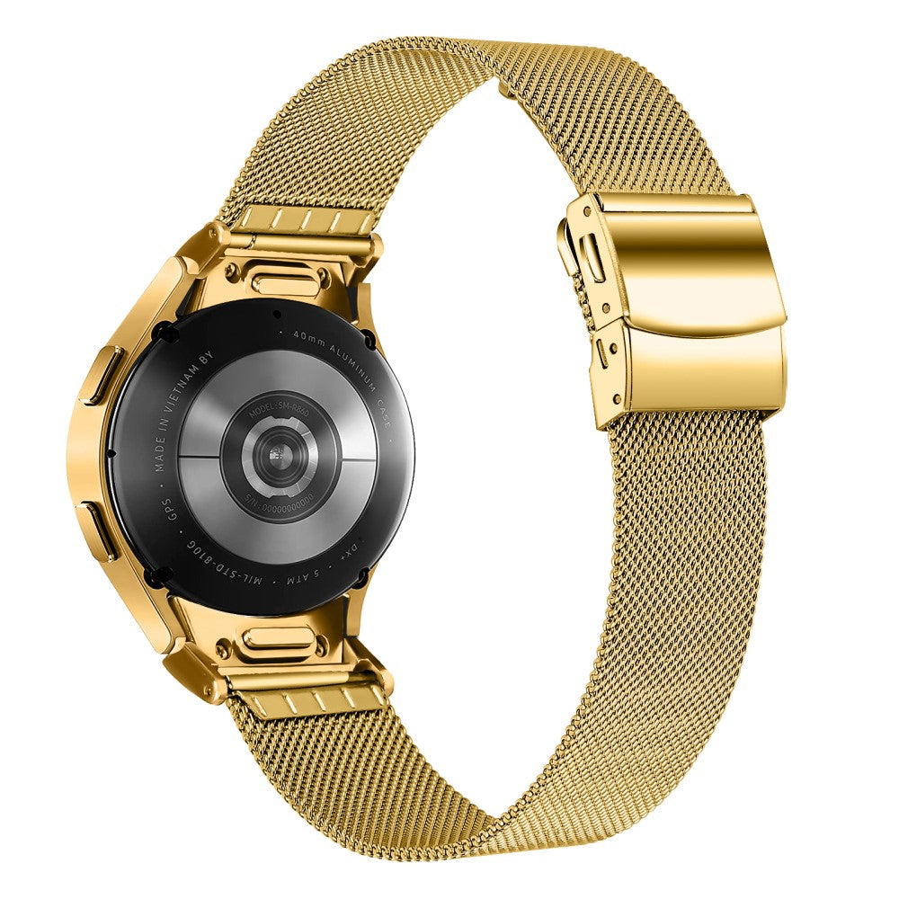 Vildt Nydelig Metal Universal Rem passer til Samsung Smartwatch - Guld#serie_2