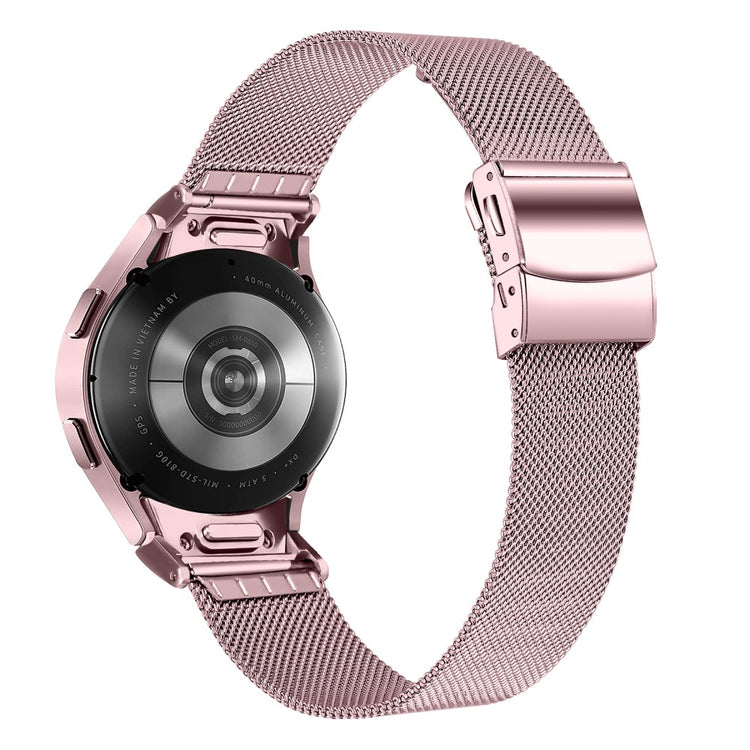 Vildt Nydelig Metal Universal Rem passer til Samsung Smartwatch - Pink#serie_3