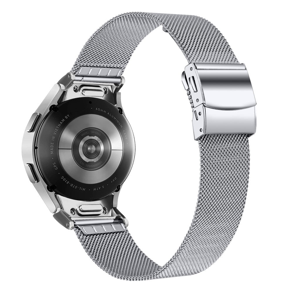 Alle Tiders Metal Universal Rem passer til Samsung Smartwatch - Sølv#serie_187