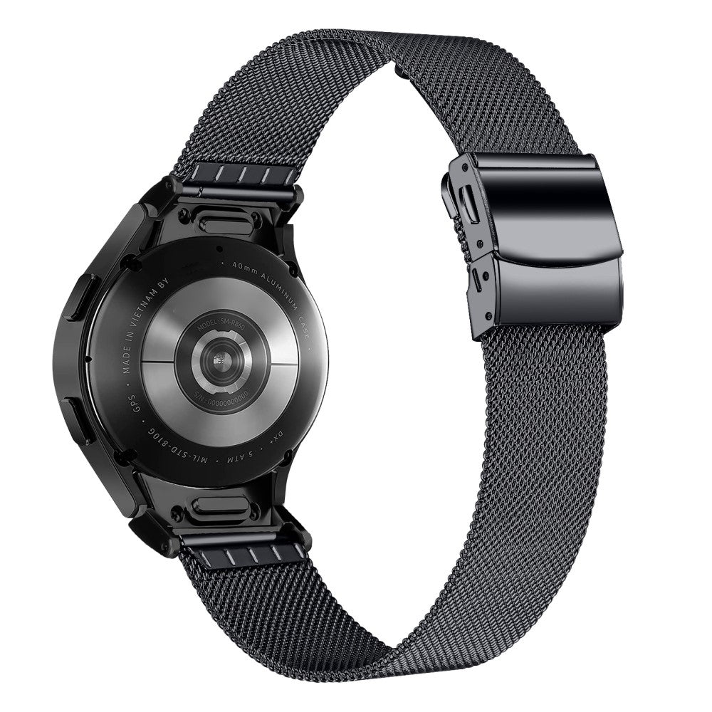 Mega Cool Metal Universal Rem passer til Samsung Smartwatch - Sort#serie_188