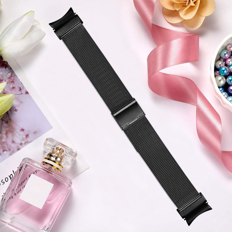 Rigtigt Skøn Metal Universal Rem passer til Samsung Smartwatch - Sort#serie_191