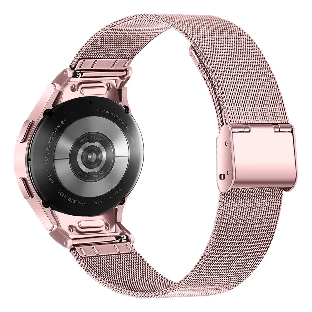 Mega Slidstærk Metal Universal Rem passer til Samsung Smartwatch - Pink#serie_1