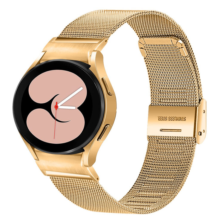 Mega Slidstærk Metal Universal Rem passer til Samsung Smartwatch - Guld#serie_4