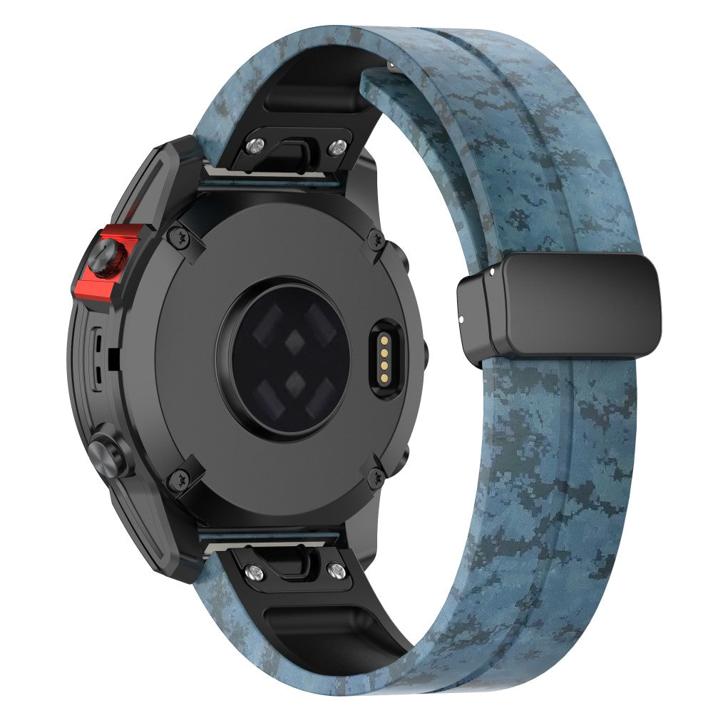 Vildt Fint Silikone Universal Rem passer til Garmin Smartwatch - Blå#serie_1