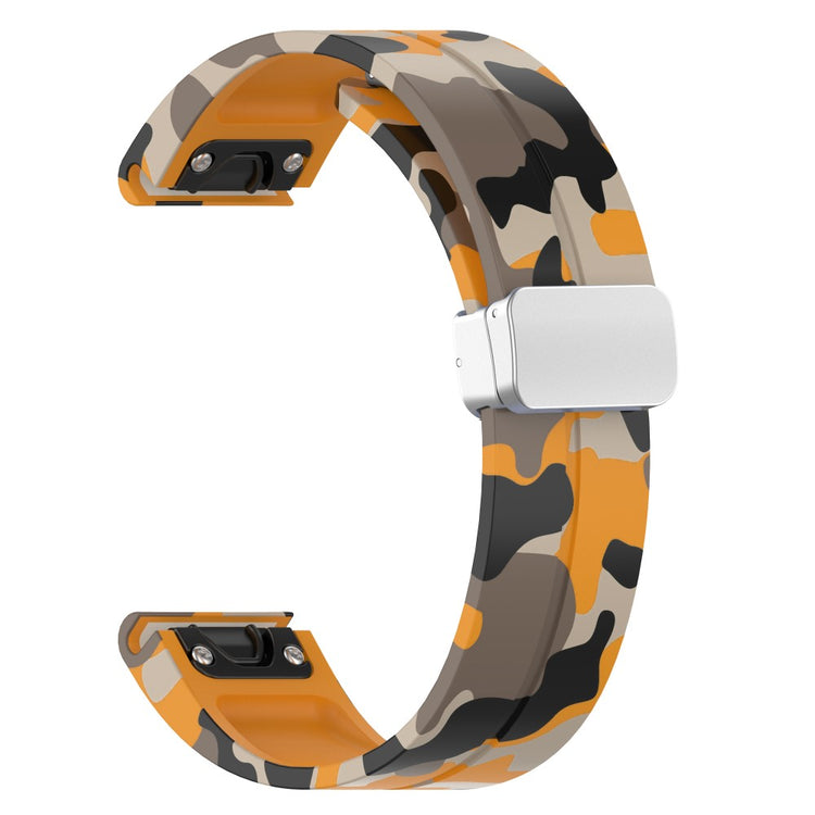 Super Kønt Silikone Universal Rem passer til Garmin Smartwatch - Gul#serie_4