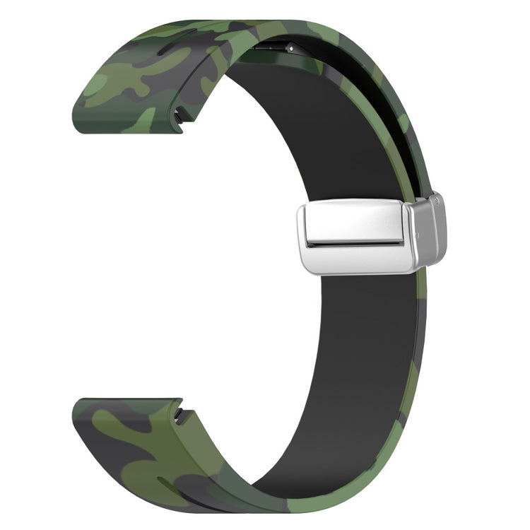 Super Kønt Silikone Universal Rem passer til Garmin Smartwatch - Grøn#serie_8