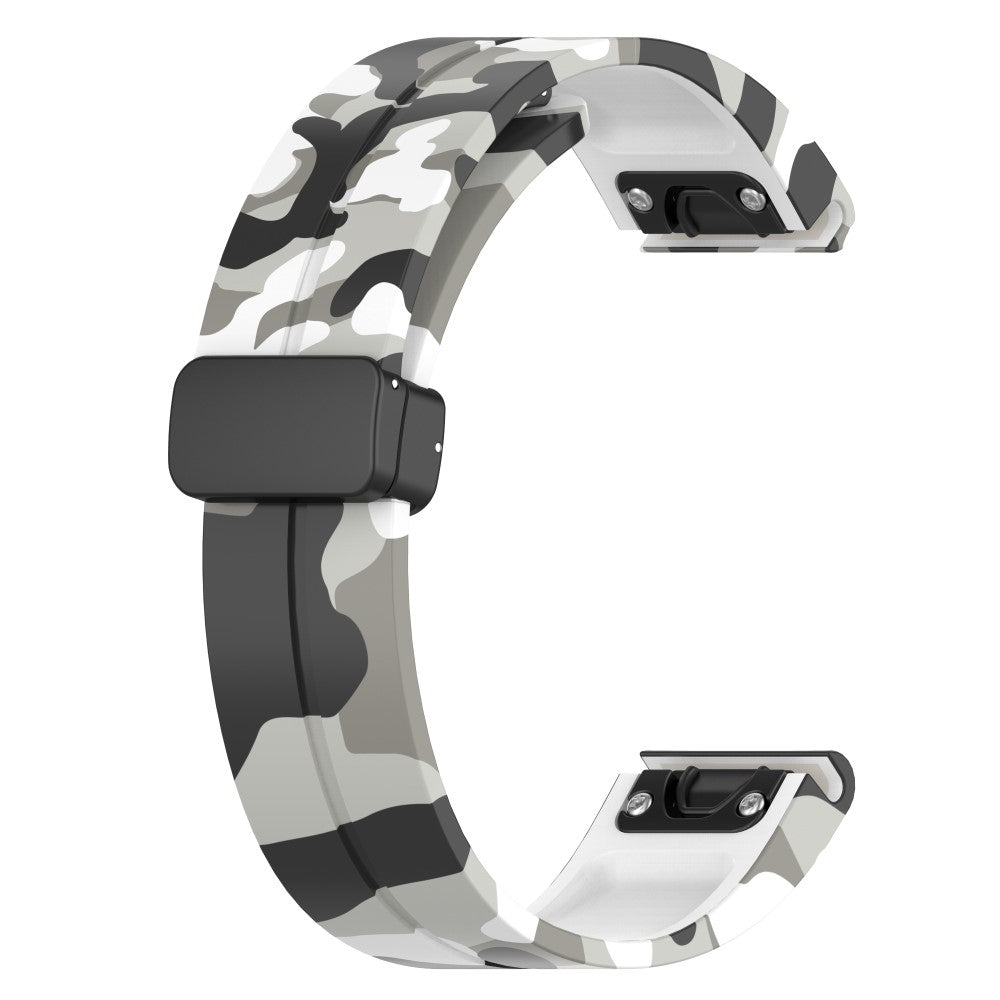 Vildt Sejt Silikone Universal Rem passer til Smartwatch - Hvid#serie_4