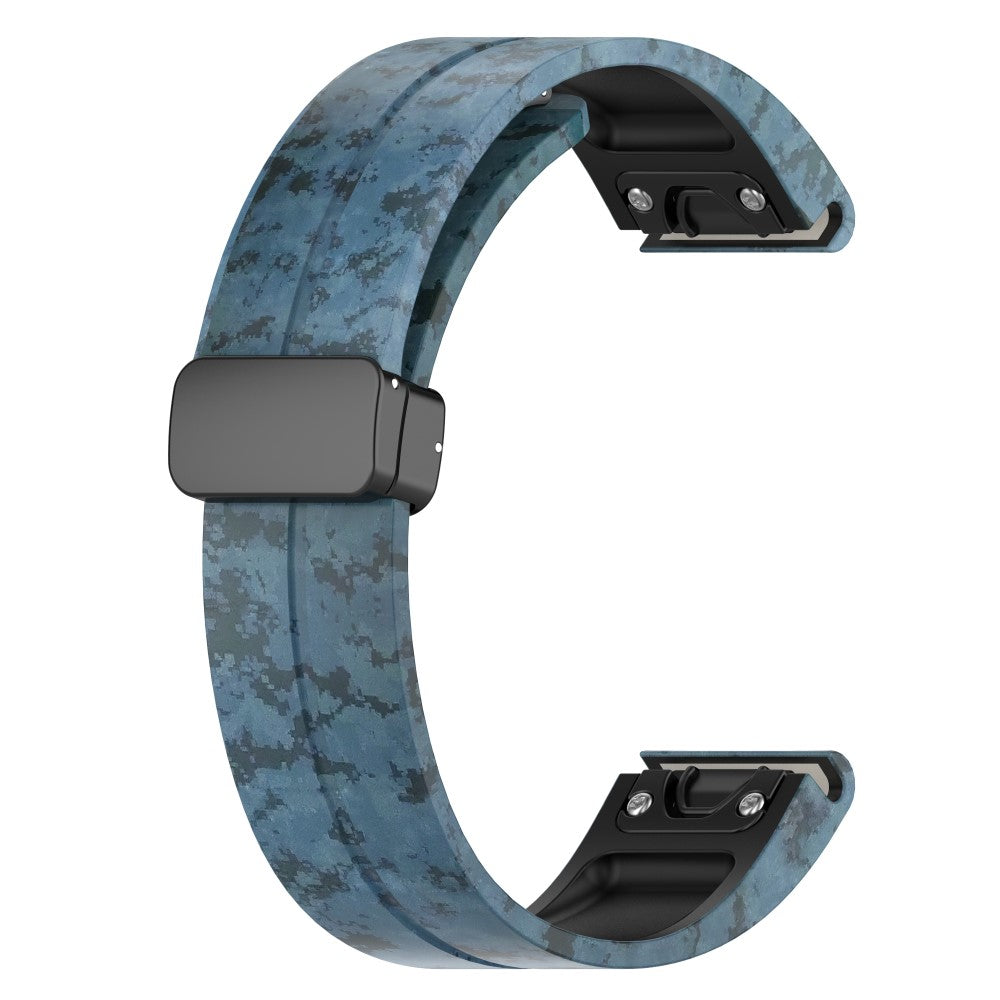 Vildt Sejt Silikone Universal Rem passer til Smartwatch - Blå#serie_8