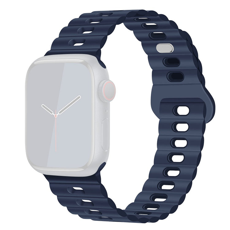 Mega Cool Silikone Universal Rem passer til Apple Smartwatch - Blå#serie_13