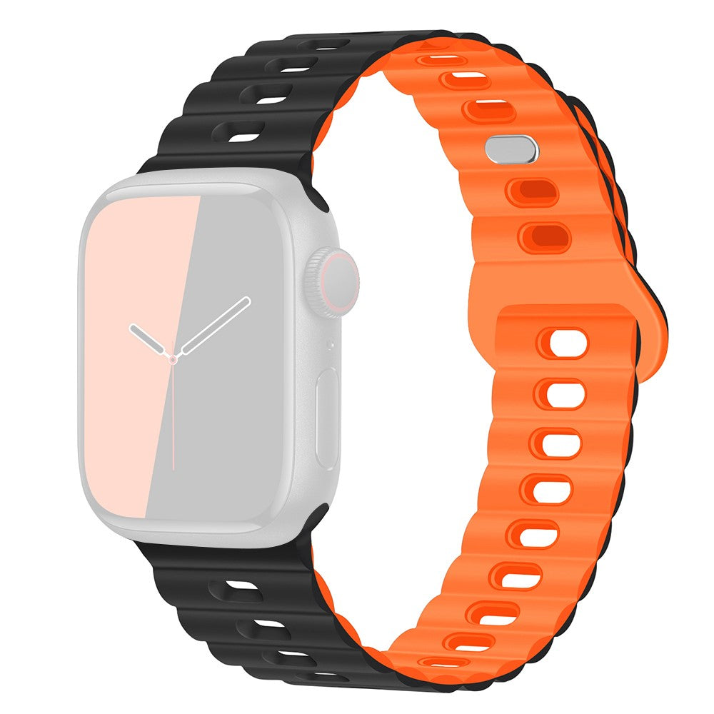 Mega Cool Silikone Universal Rem passer til Apple Smartwatch - Orange#serie_15