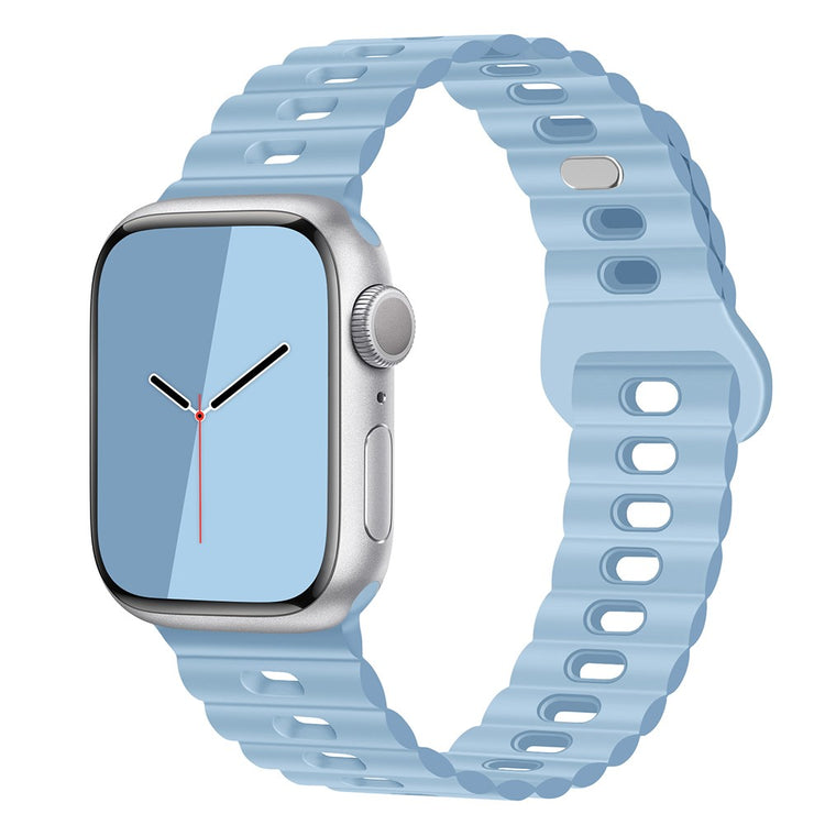 Mega Cool Silikone Universal Rem passer til Apple Smartwatch - Blå#serie_25