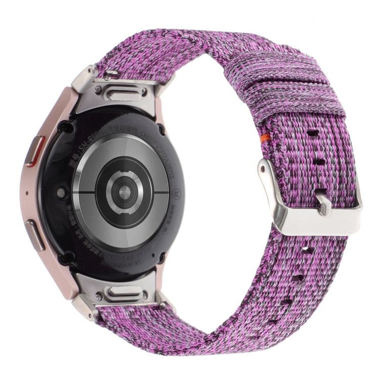 Helt Vildt Nydelig Nylon Universal Rem passer til Samsung Smartwatch - Lilla#serie_4
