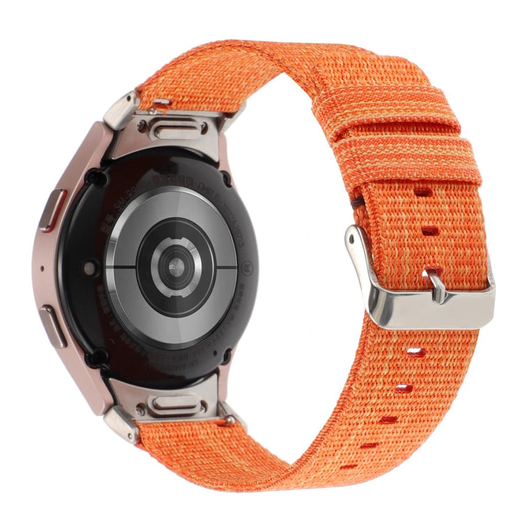 Helt Vildt Nydelig Nylon Universal Rem passer til Samsung Smartwatch - Orange#serie_6