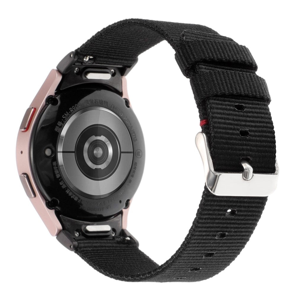 Helt Vildt Nydelig Nylon Universal Rem passer til Samsung Smartwatch - Sort#serie_7