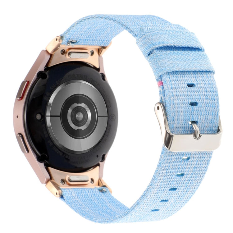 Helt Vildt Nydelig Nylon Universal Rem passer til Samsung Smartwatch - Blå#serie_9