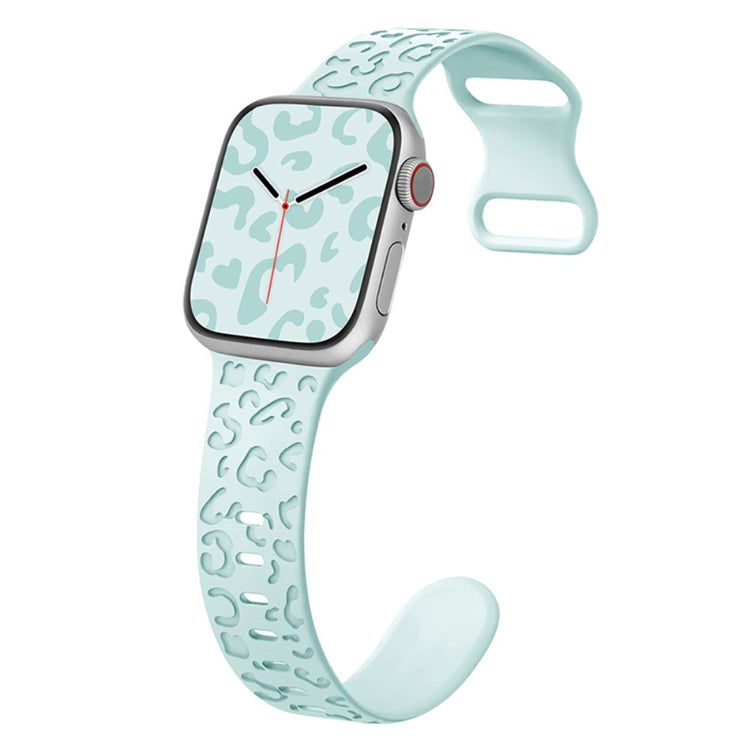 Meget Holdbart Silikone Universal Rem passer til Apple Smartwatch - Blå#serie_3