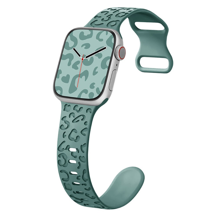 Meget Holdbart Silikone Universal Rem passer til Apple Smartwatch - Grøn#serie_10