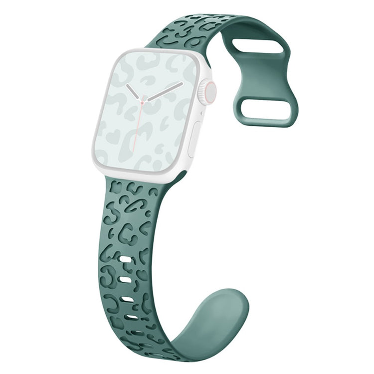 Helt Vildt Kønt Silikone Universal Rem passer til Apple Smartwatch - Grøn#serie_9