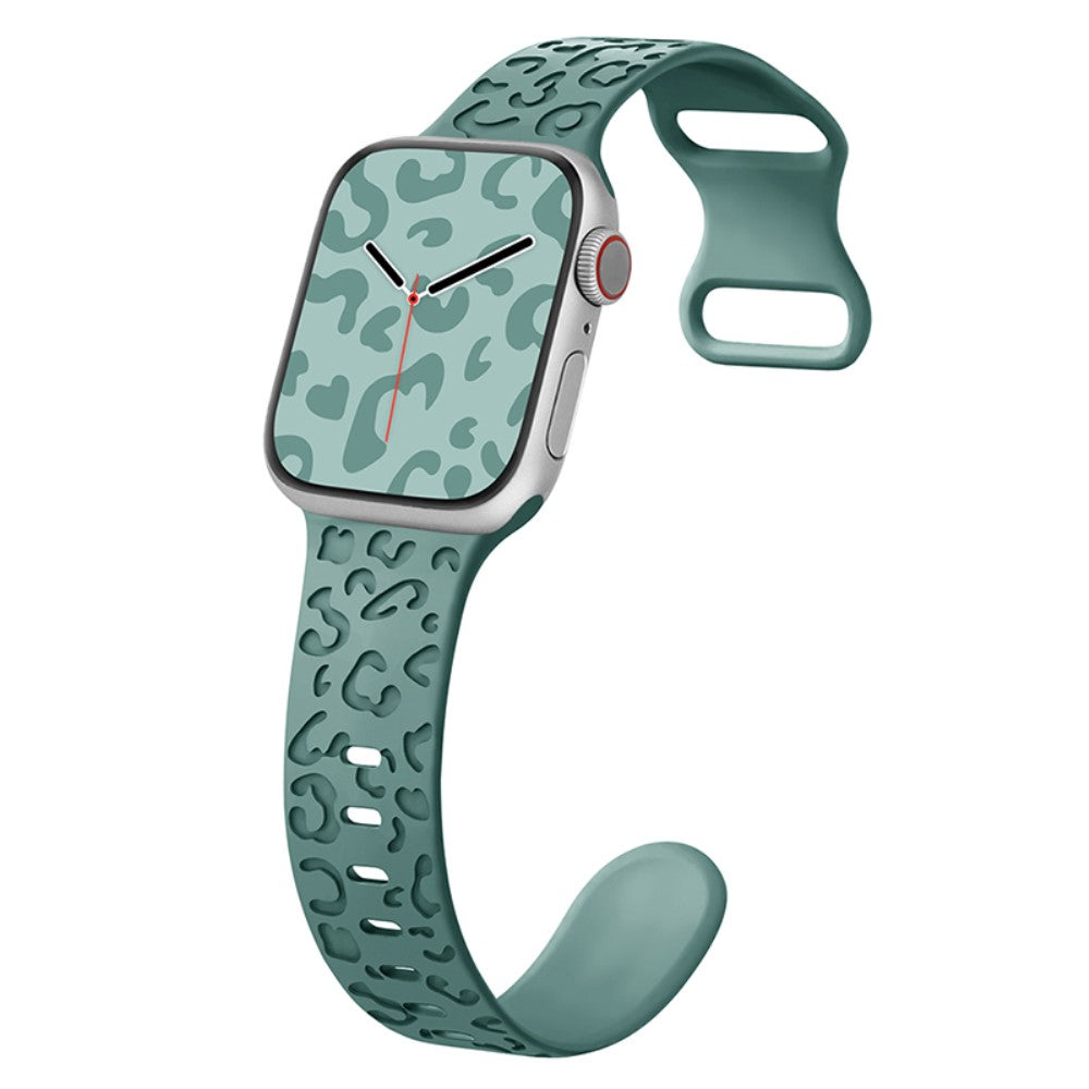 Helt Vildt Kønt Silikone Universal Rem passer til Apple Smartwatch - Grøn#serie_9