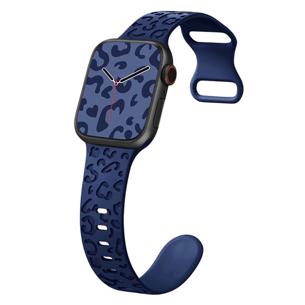 Helt Vildt Kønt Silikone Universal Rem passer til Apple Smartwatch - Blå#serie_10
