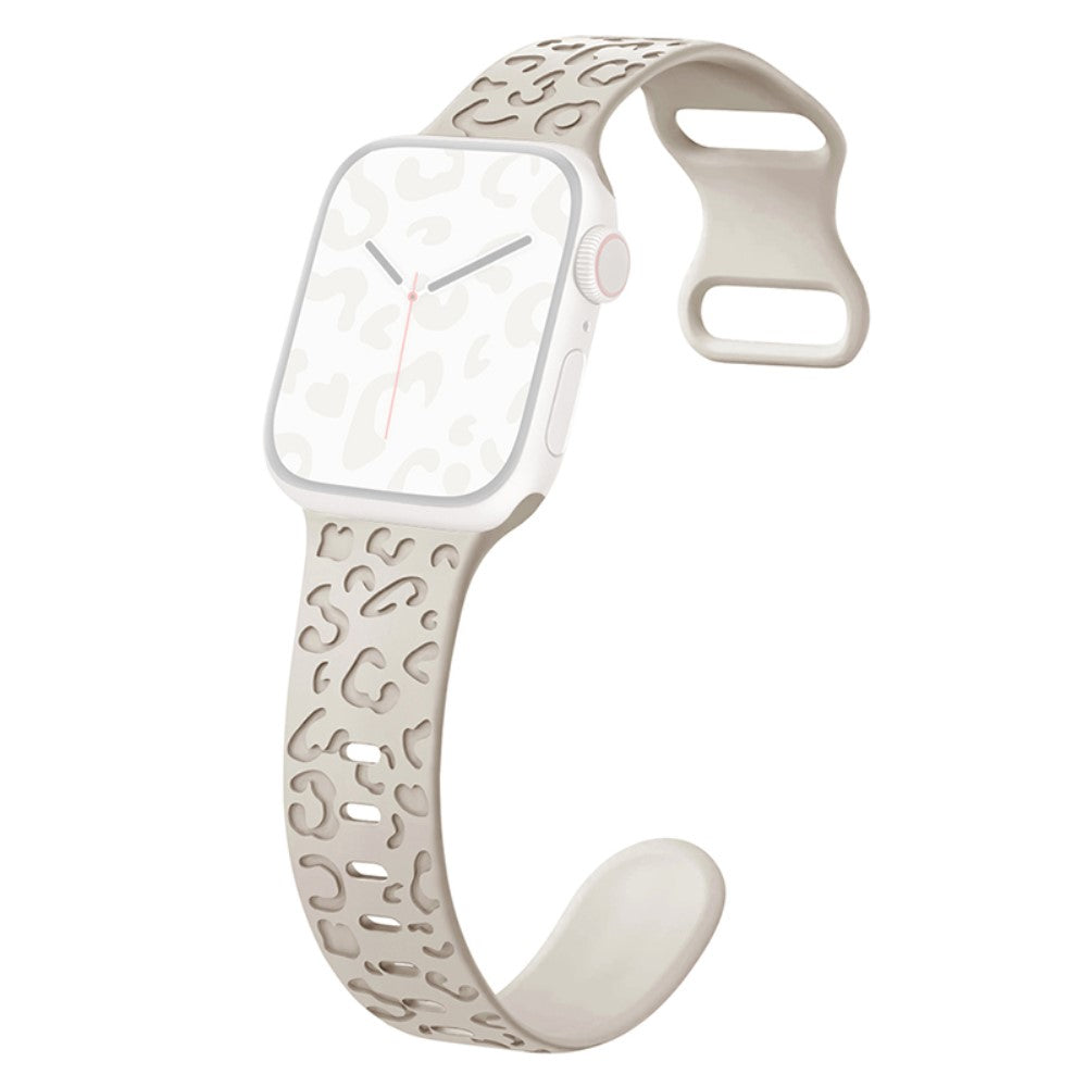 Helt Vildt Kønt Silikone Universal Rem passer til Apple Smartwatch - Hvid#serie_11