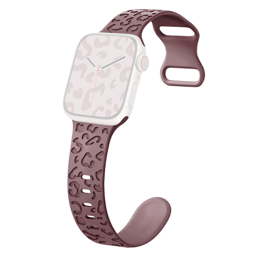 Helt Vildt Kønt Silikone Universal Rem passer til Apple Smartwatch - Lilla#serie_12