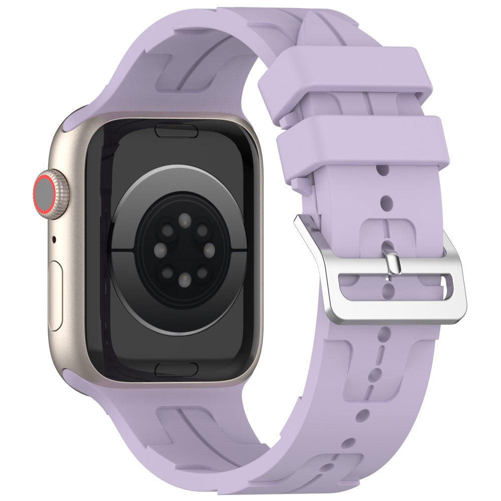 Sejt Silikone Universal Rem passer til Apple Smartwatch - Lilla#serie_1