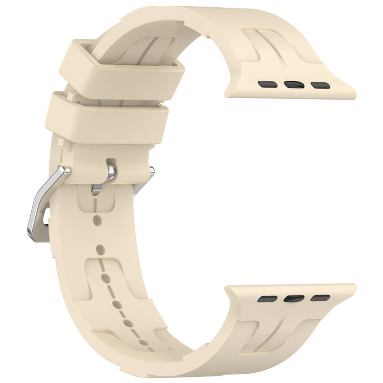 Sejt Silikone Universal Rem passer til Apple Smartwatch - Brun#serie_5