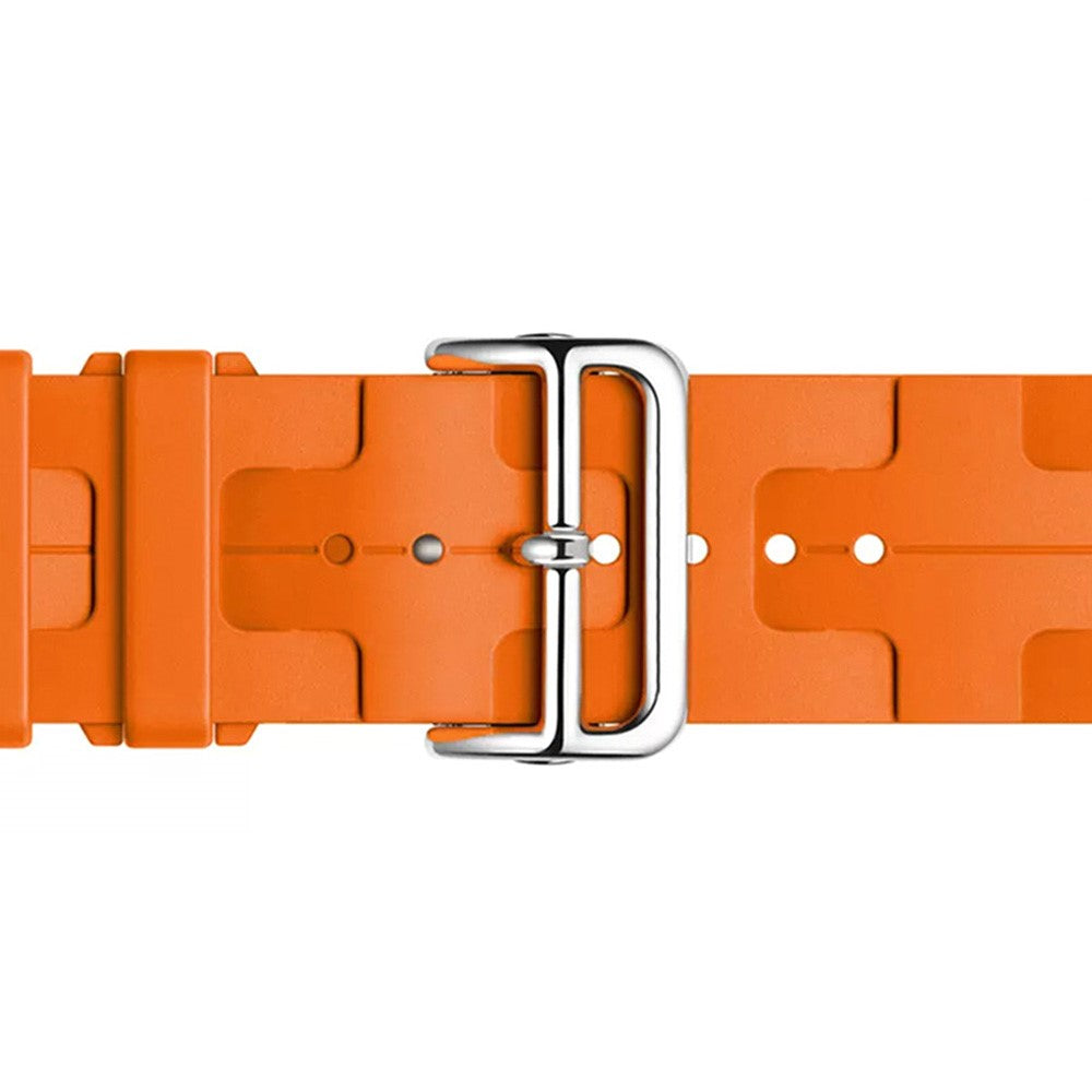Mega Slidstærk Silikone Universal Rem passer til Smartwatch - Orange#serie_1