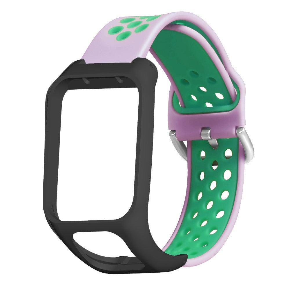 Helt Vildt Godt Silikone Universal Rem passer til Tomtom Smartwatch - Grøn#serie_2