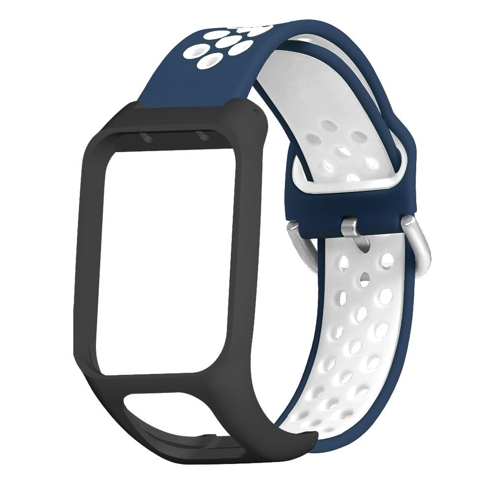 Helt Vildt Godt Silikone Universal Rem passer til Tomtom Smartwatch - Blå#serie_3