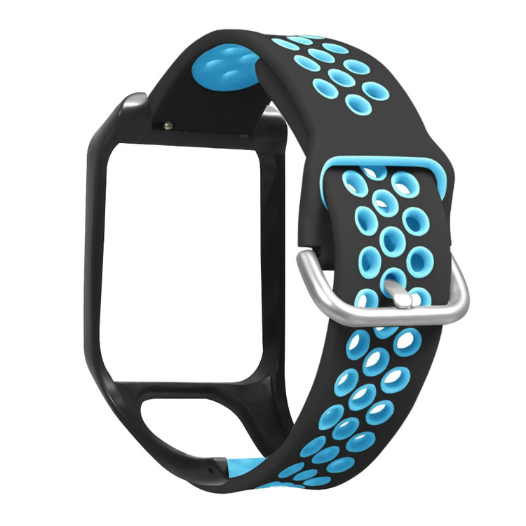 Helt Vildt Godt Silikone Universal Rem passer til Tomtom Smartwatch - Blå#serie_5