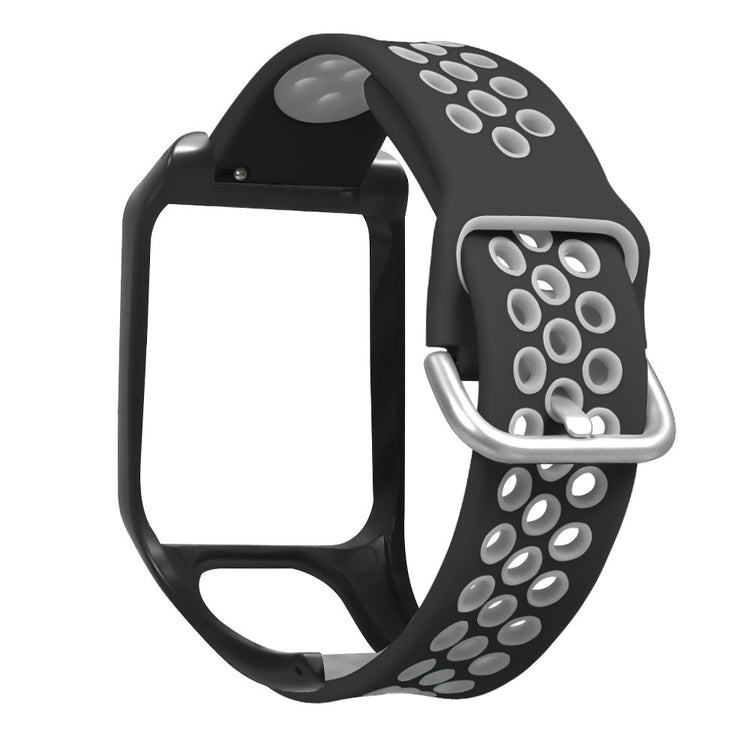 Helt Vildt Godt Silikone Universal Rem passer til Tomtom Smartwatch - Sølv#serie_7