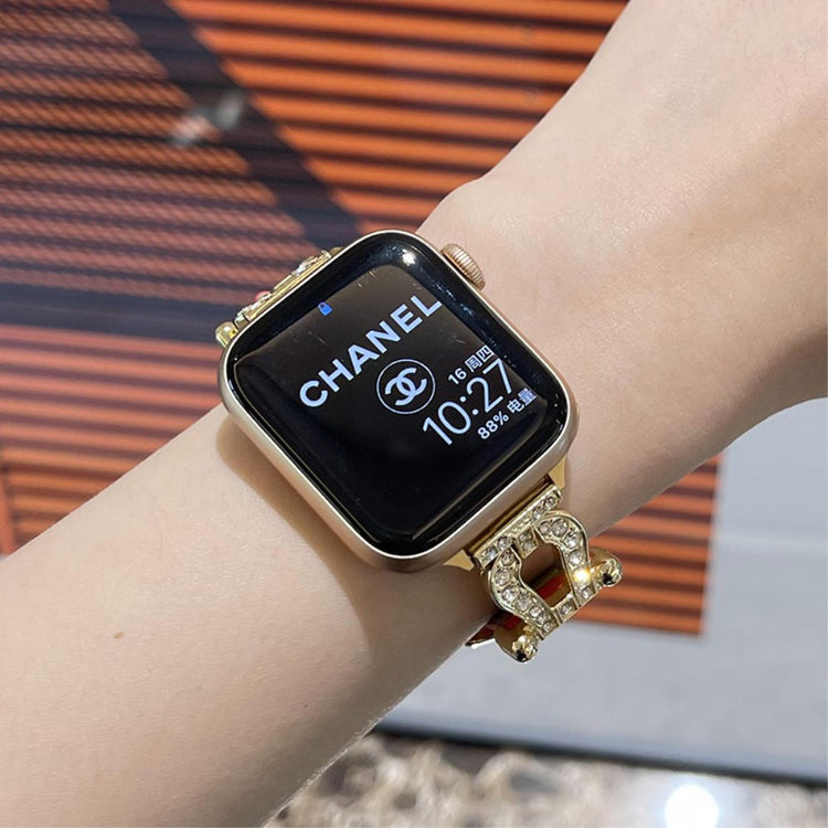 Vildt Godt Ægte Læder Universal Rem passer til Apple Smartwatch - Rød#serie_4