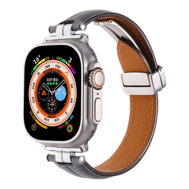 Super Skøn Kunstlæder Universal Rem passer til Apple Smartwatch - Blå#serie_9