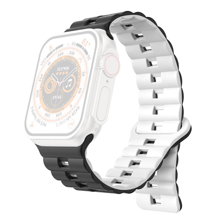 Helt Vildt Pænt Silikone Universal Rem passer til Apple Smartwatch - Hvid#serie_5